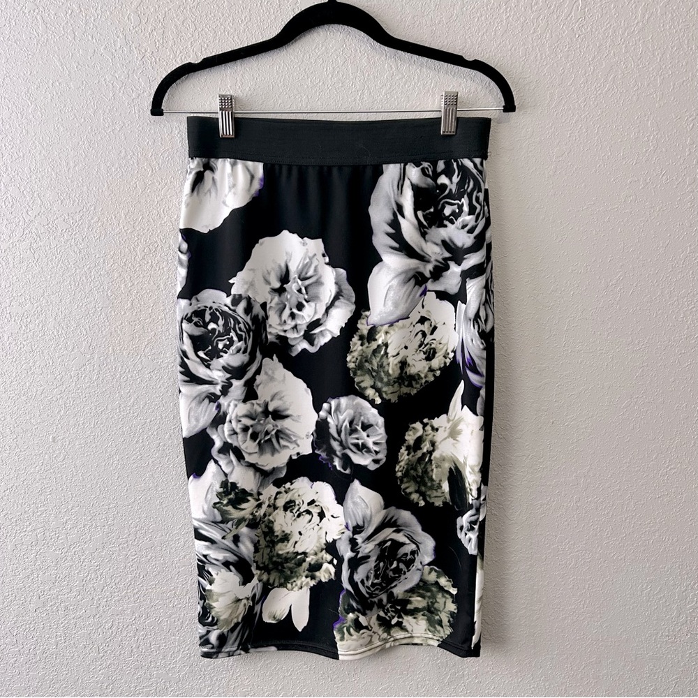 Floral Pencil Skirt